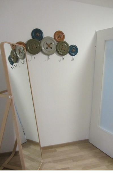 Garderobe mit Standspiegel